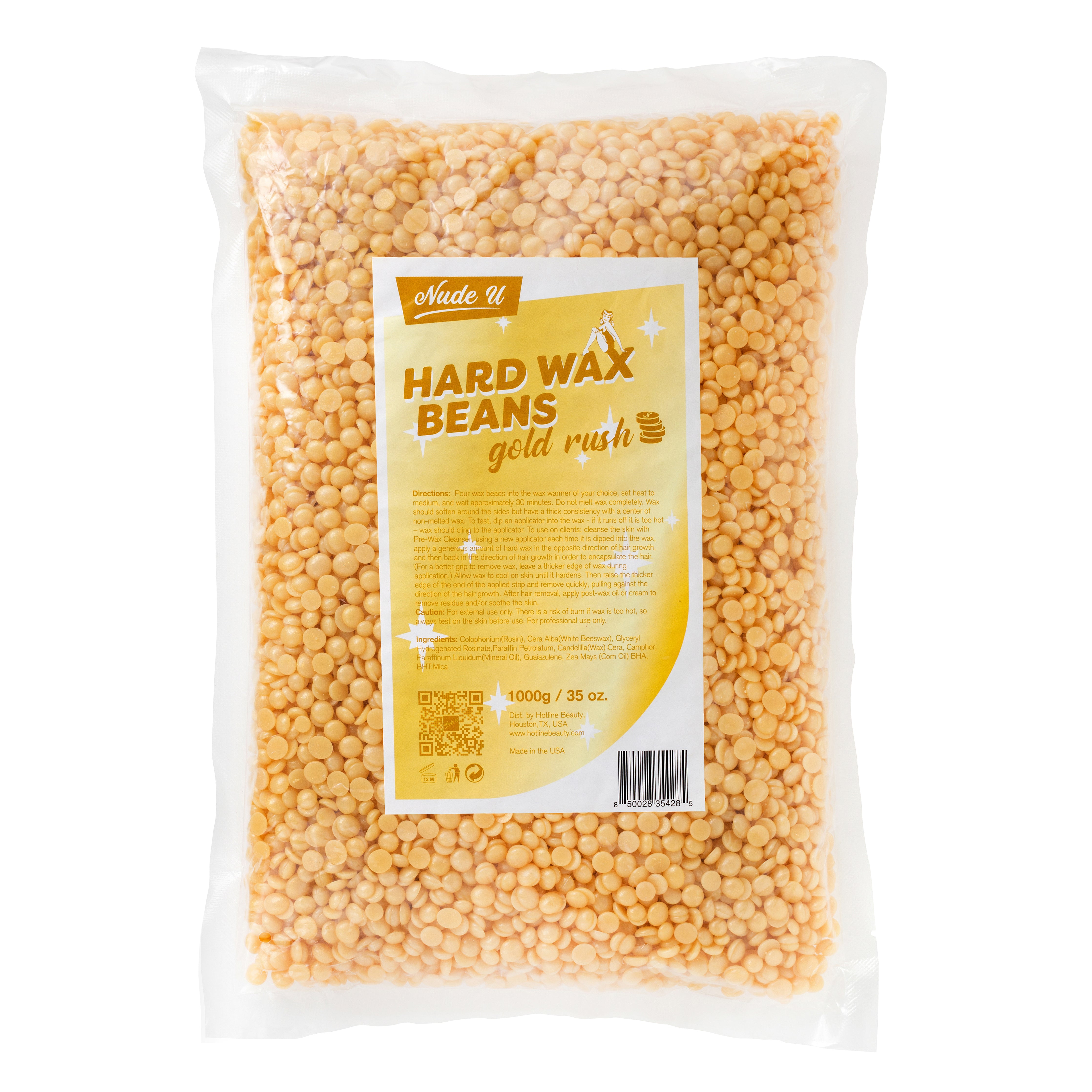 Gold rush hard wax beans
