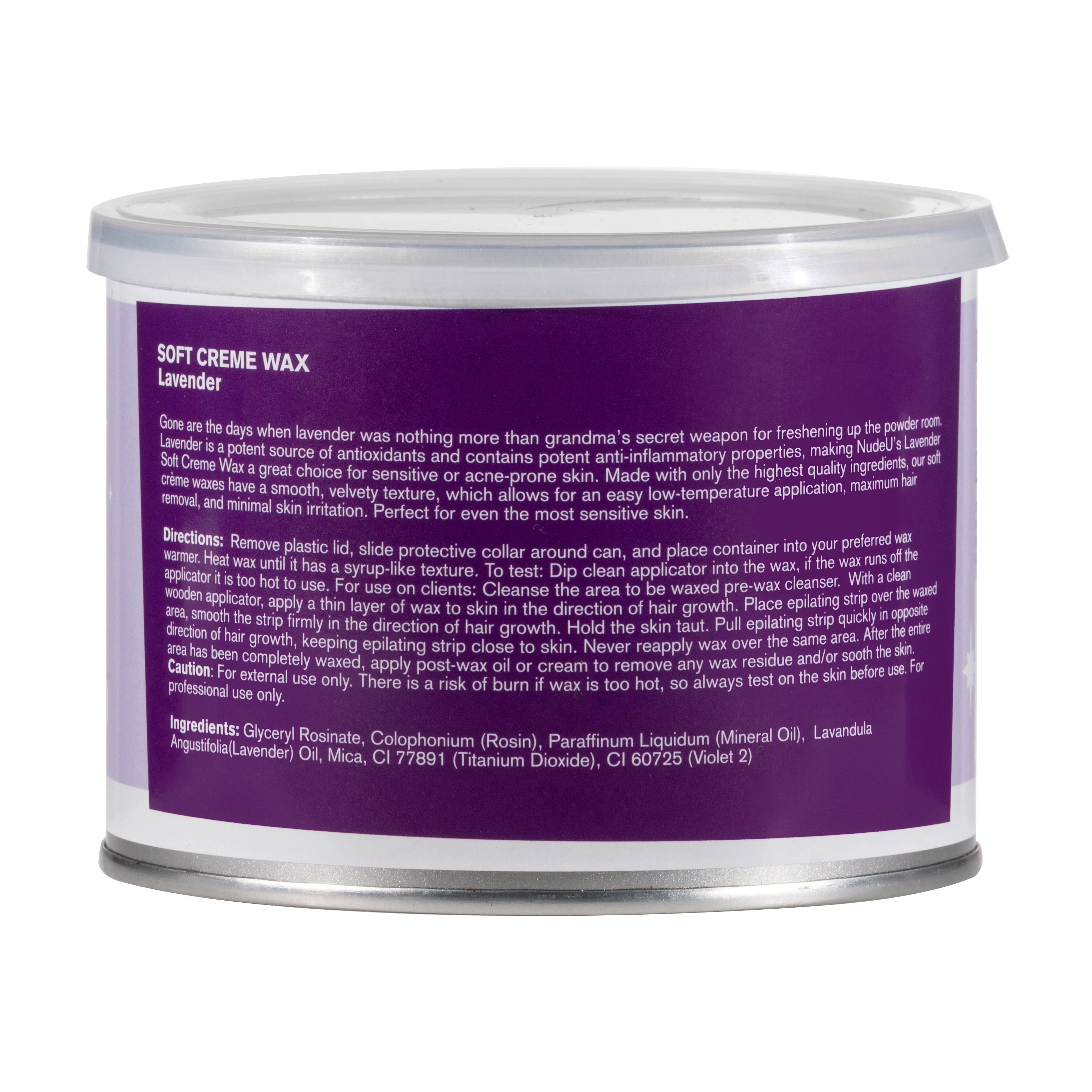 Lavender soft creme wax instructions