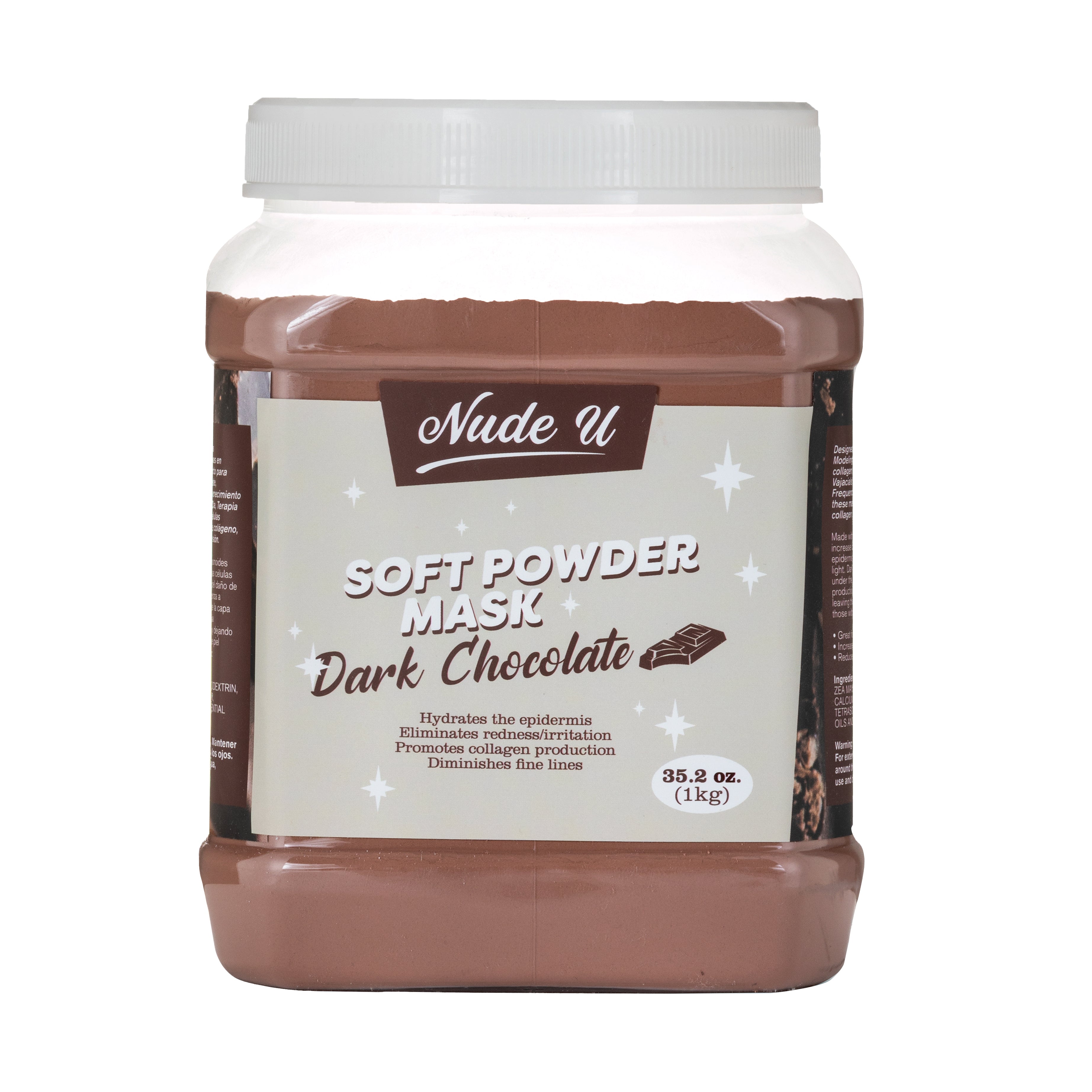 Dark chocolate soft powder mask
