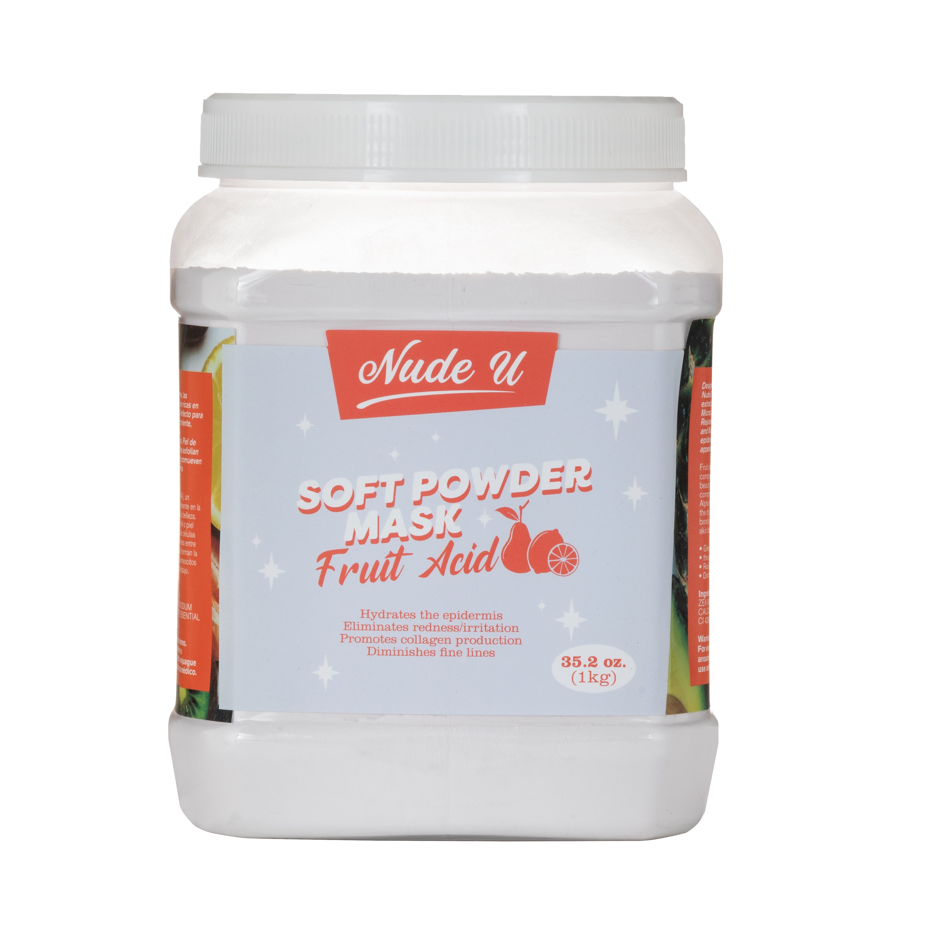 Fruit acid soft powder mask