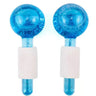 Cryotherapy Ice Globe | Blue | 2 PC | Cold Face Ice Balls for Skin Care | Daily Beauty Routines | NUDE U SPAS NUDE U