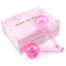 Cryotherapy Ice Globe | Pink | 2 PC | Cold Face Ice Balls for Skin Care | Daily Beauty Routines | NUDE U SPAS NUDE U