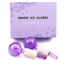 Cryotherapy Ice Globe | Purple | 2 PC | Cold Face Ice Balls for Skin Care | Daily Beauty Routines | NUDE U SPAS NUDE U