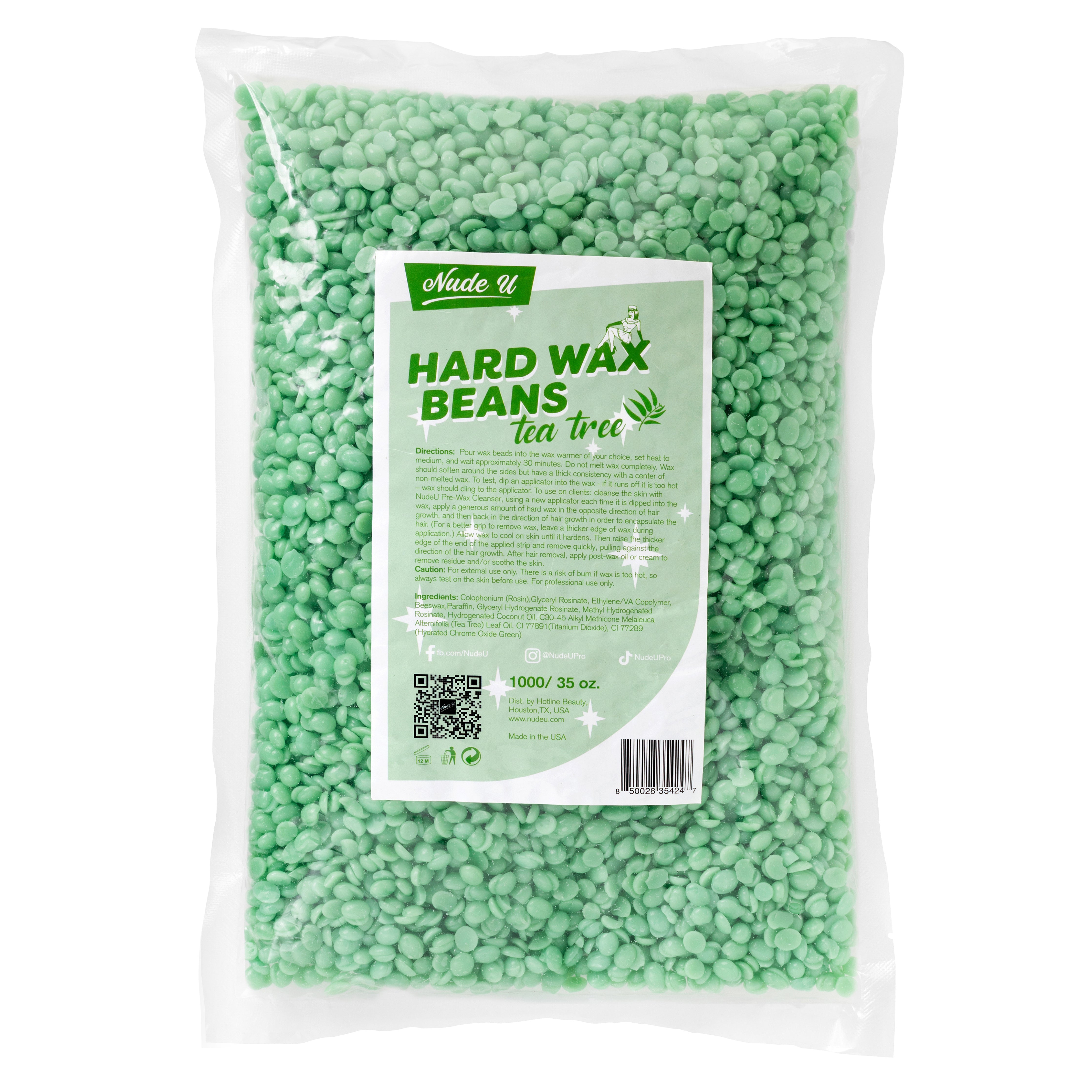 Tea Tree Hard Wax Beans