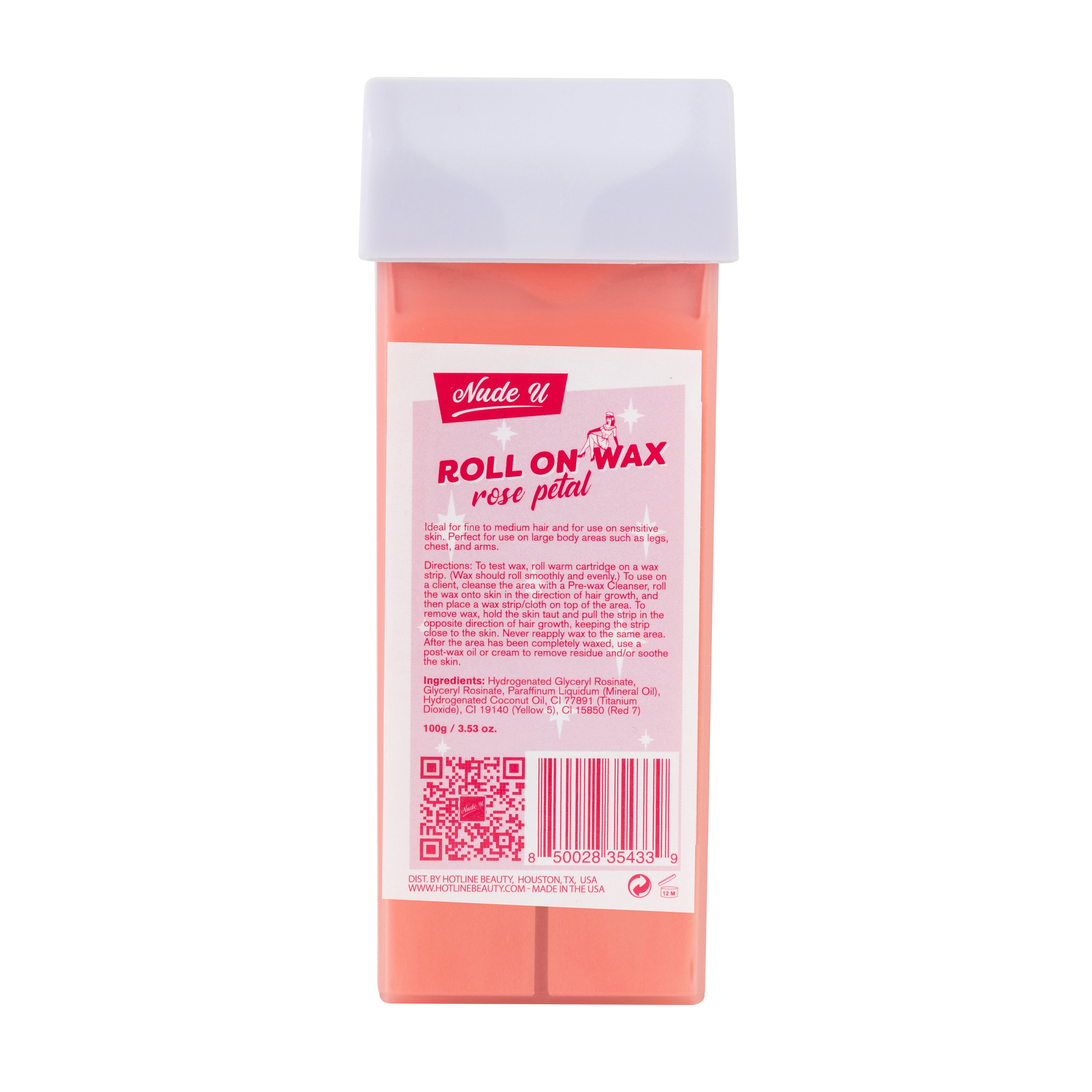 Rose Petal Roll-On Wax