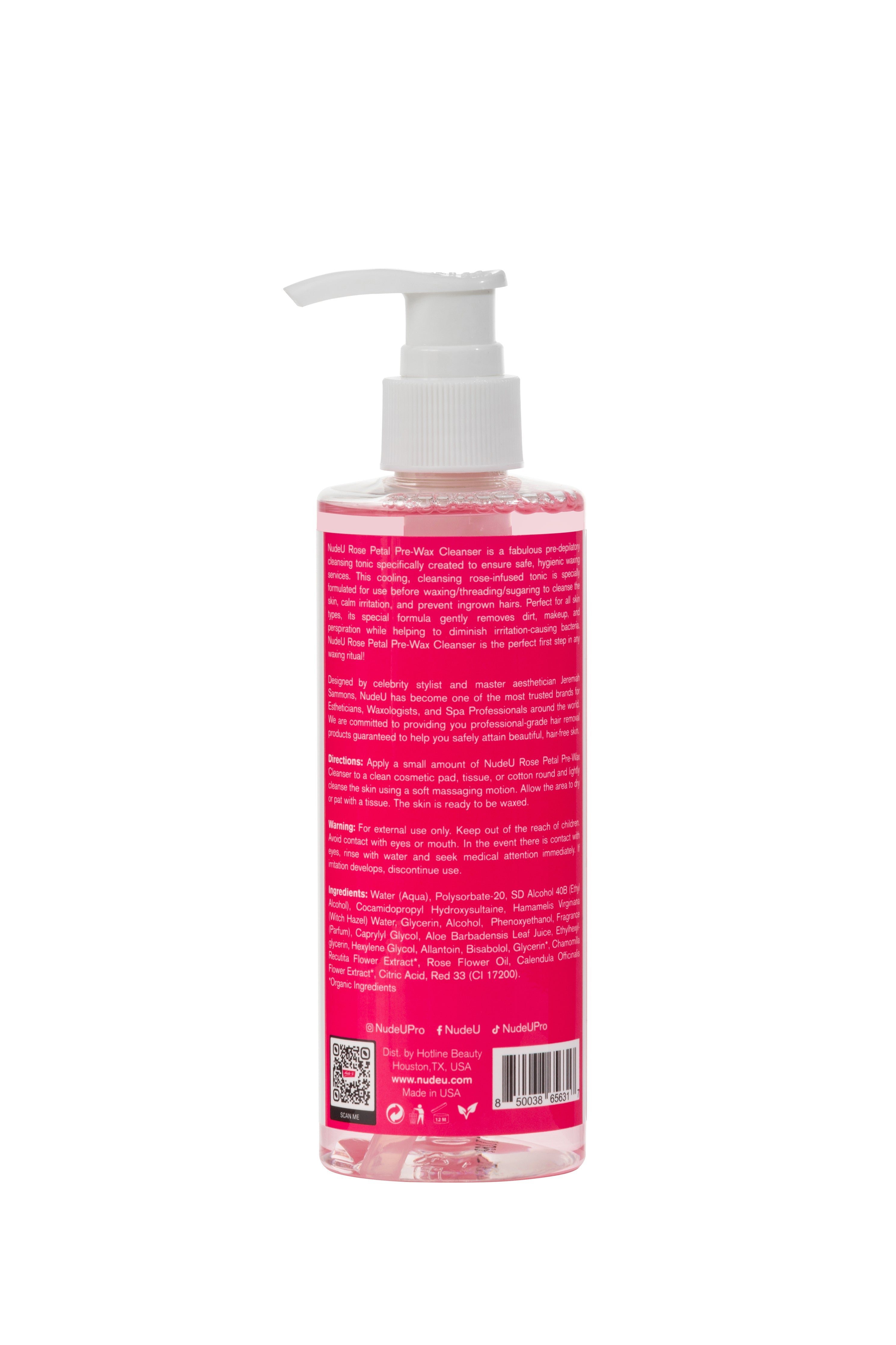  Rose Petal Pre-Wax Cleanser 8 fl. oz instructions