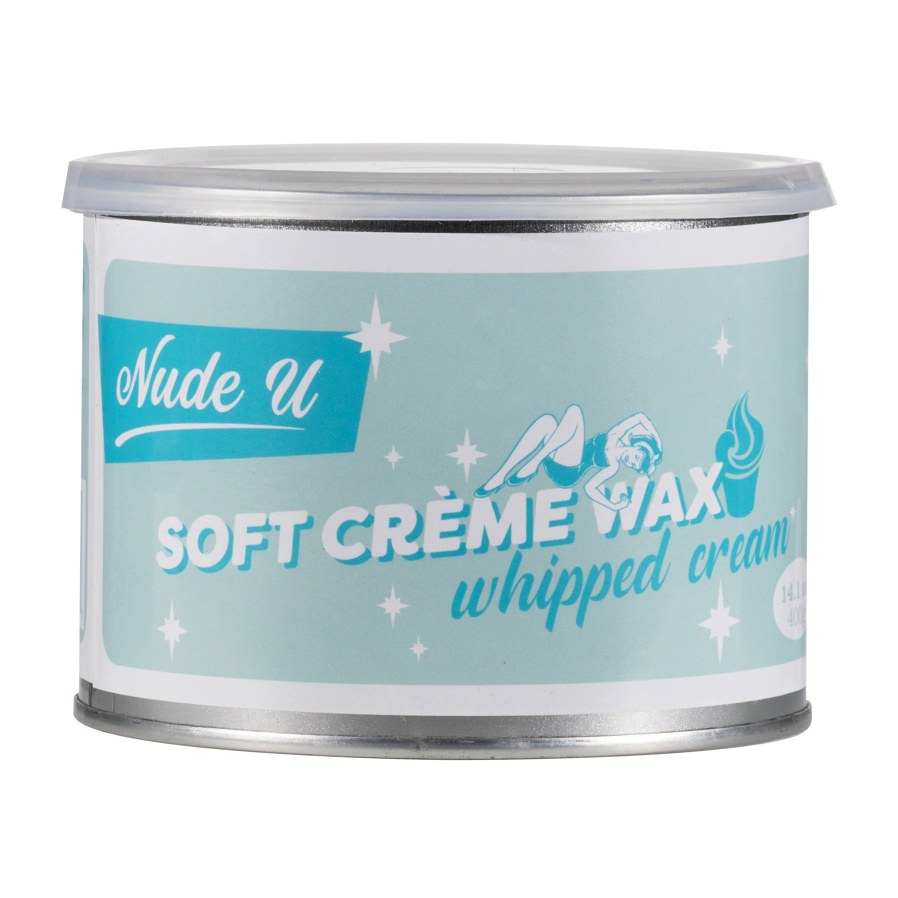 NudeU Whipped Cream Soft Creme Wax - 400 g / 14.1 oz