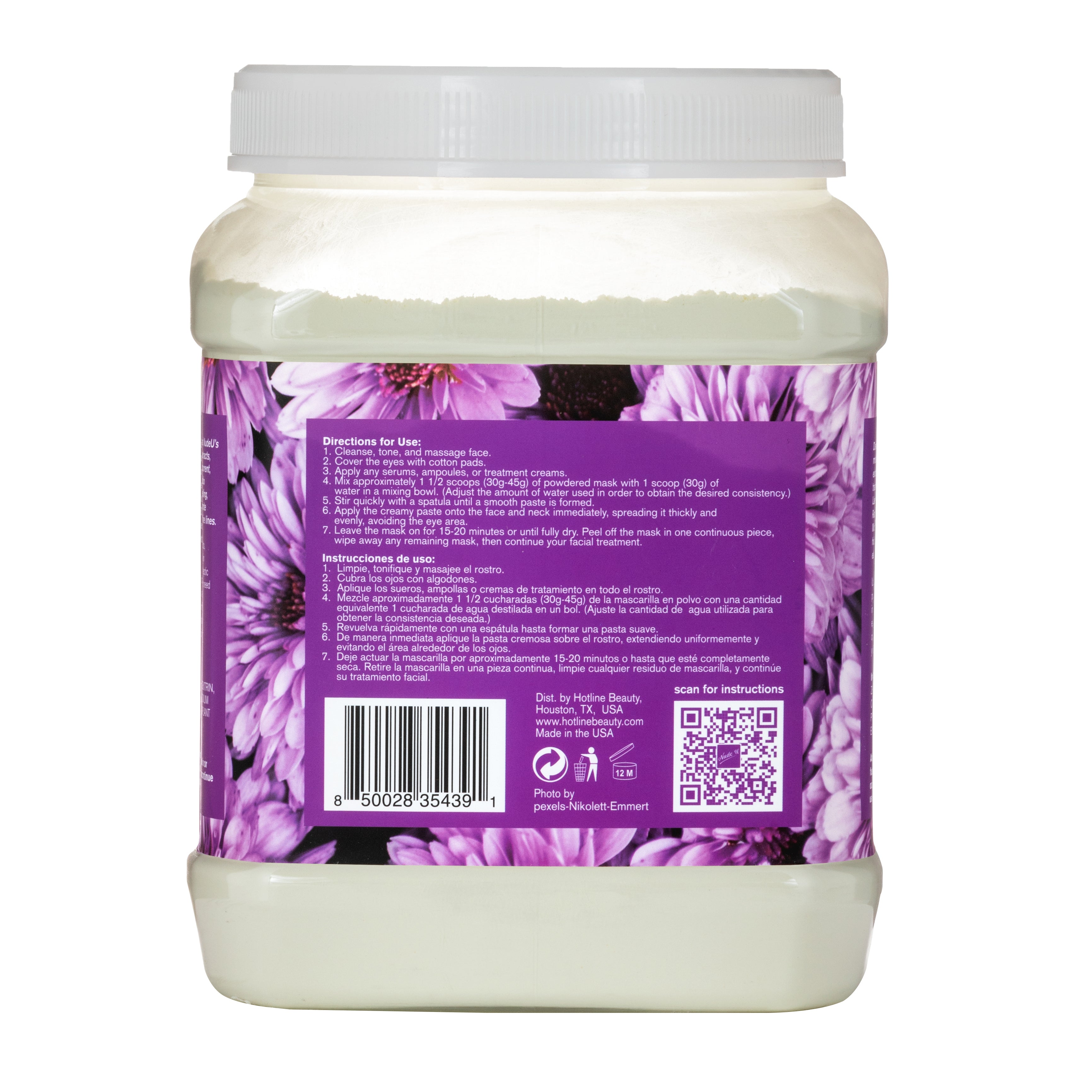 Chrysanthemum soft powder mask instructions