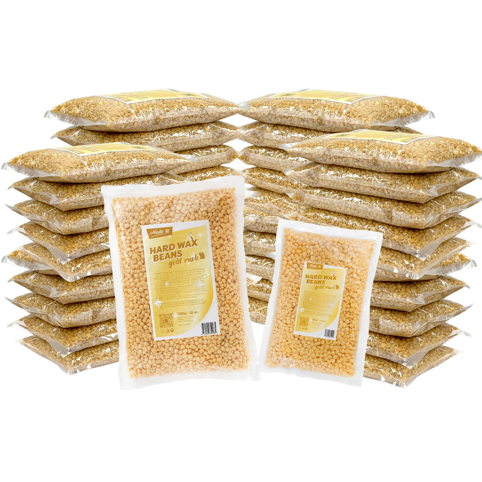 Main image for the 100-pounds of NudeU Gold Rush Hard Wax Beans