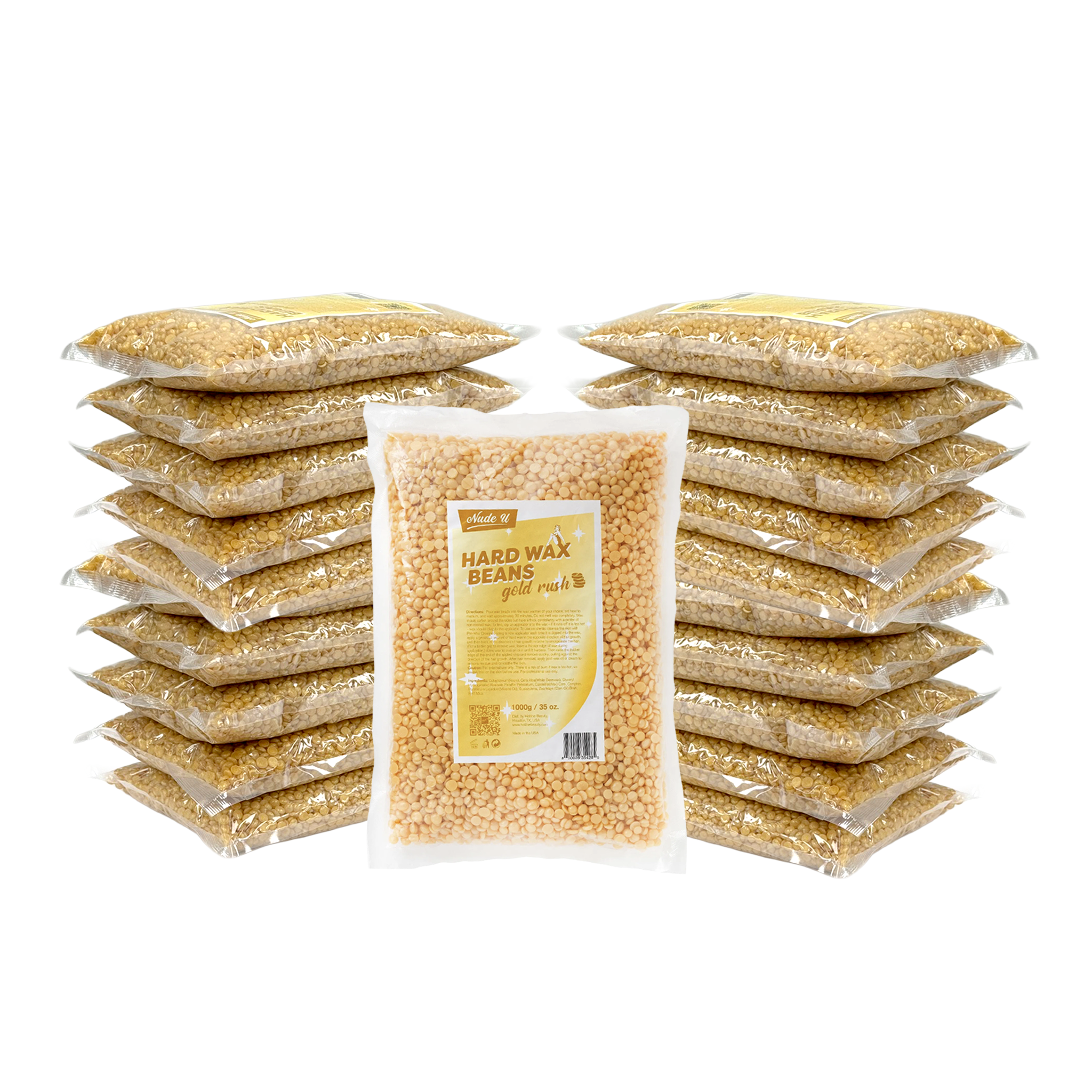 Main image for the 50-pounds of NudeU Gold Rush Hard Wax Beans