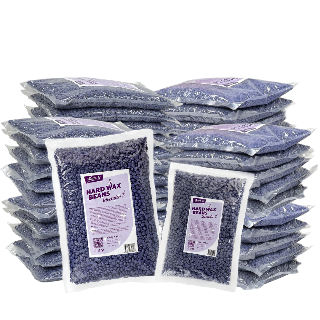 Main image for the 100-pounds of NudeU Lavender Hard Wax Beans