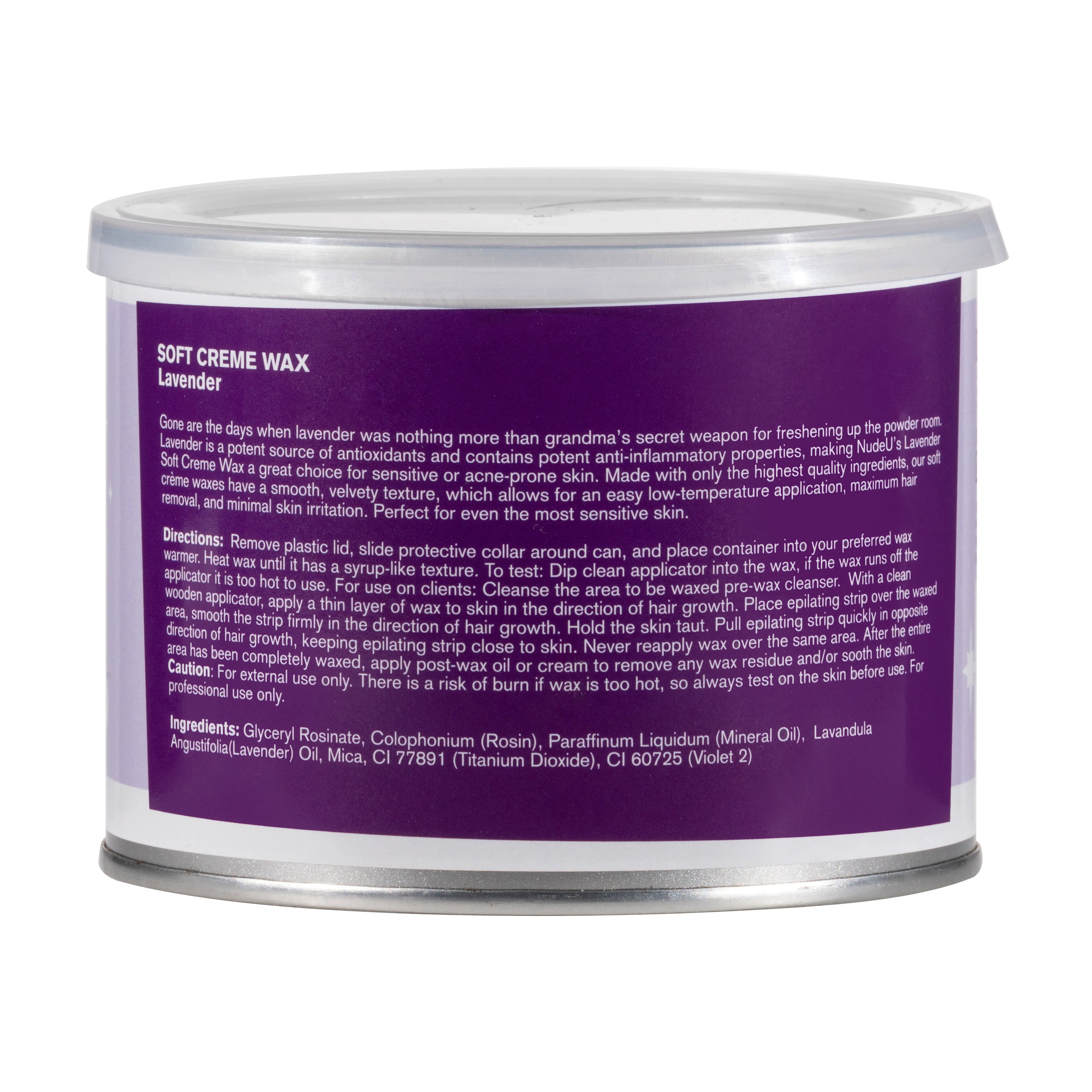 Lavender soft creme wax instructions