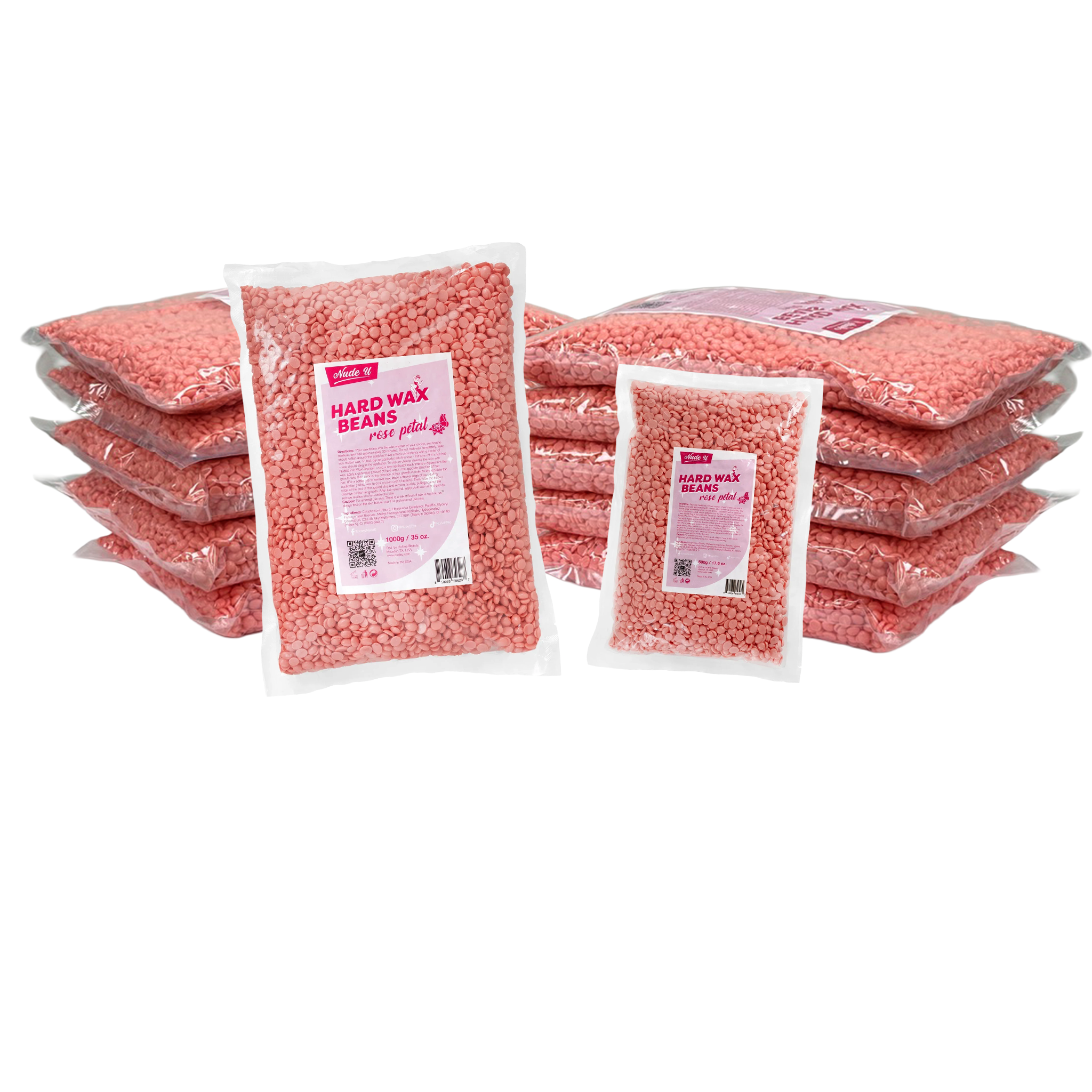 Main image for the 25-pounds of NudeU Rose Petal Hard Wax Beans