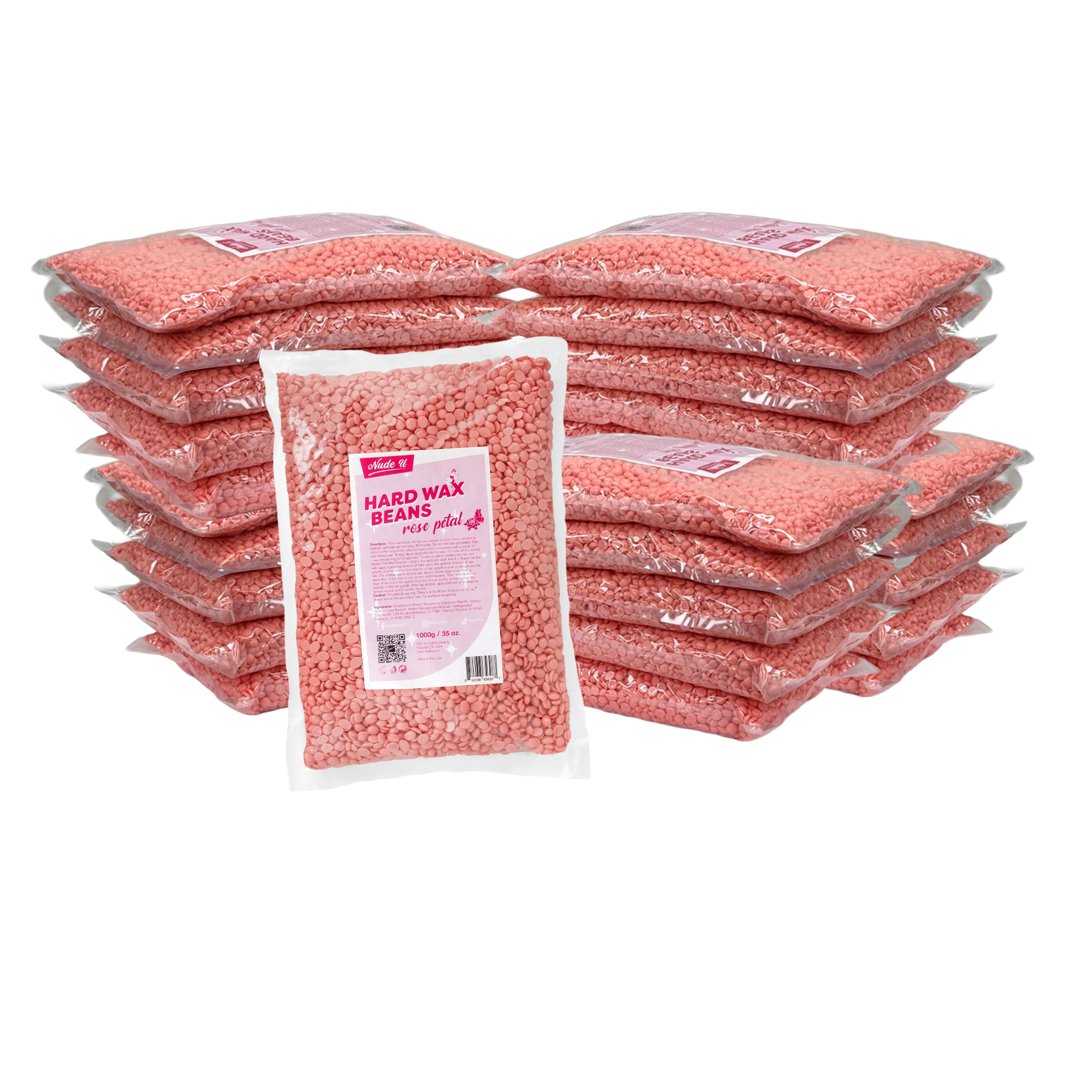 Main image for the 50-pounds of NudeU Rose Petal Hard Wax Beans