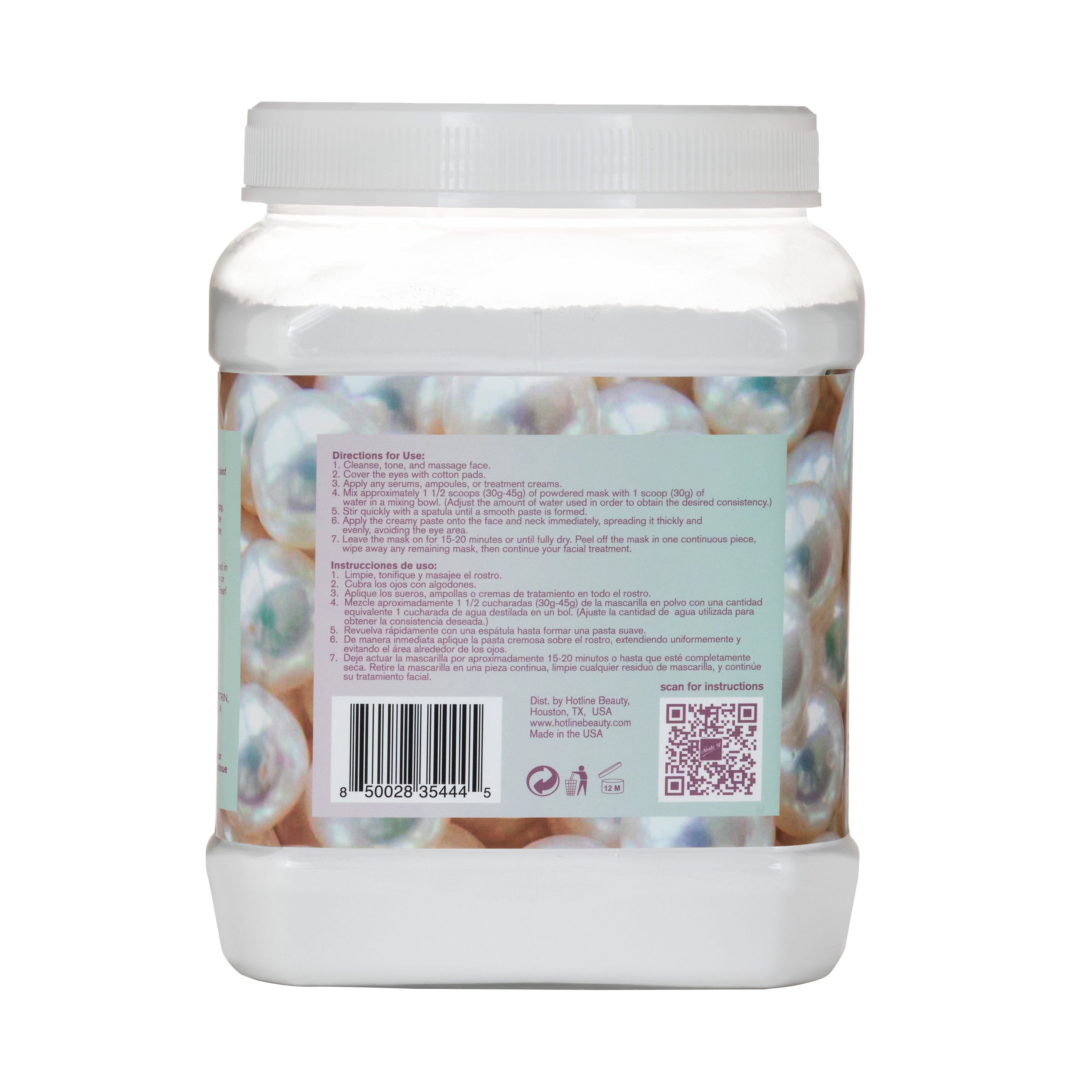 Tahitian Pearl Soft Powder Mask instructions